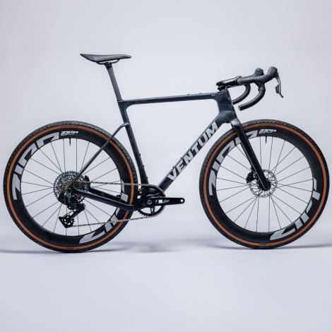 Merlin Cycles Ventum GS1 Rival XPLR Carbon Gravel Bike - Graphite / Medium/Large | FREE delivery over £60 & Easy Returns