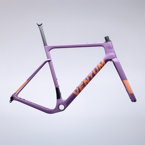 Merlin Cycles Ventum GS1 Carbon Gravel Frameset - Eggplant / XSmall | FREE delivery over £60 & Easy Returns