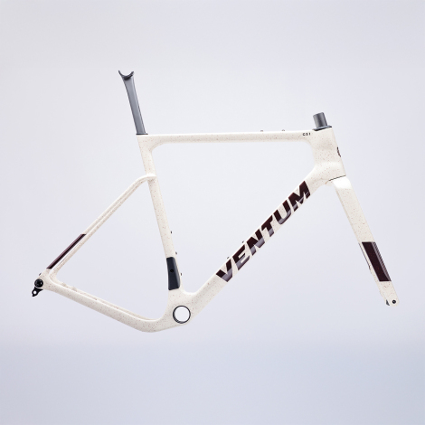 Merlin Cycles Ventum GS1 Carbon Gravel Frameset - Red Splatter / XLarge | FREE delivery over £60 & Easy Returns