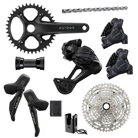 Shimano GRX RX717 Di2 Wireless Gravel Groupset - 1x12 Speed