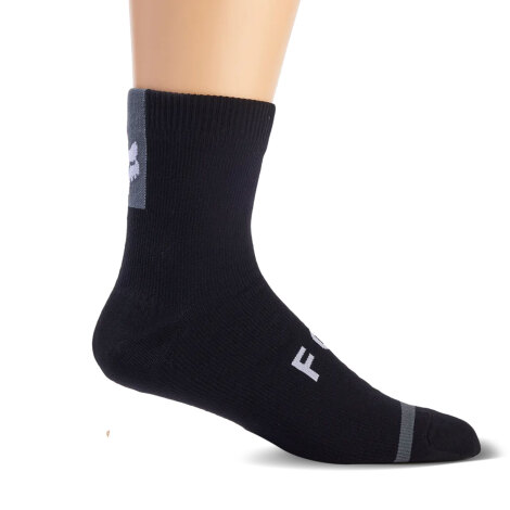 Merlin Cycles Fox Racing Defend Water MTB Socks - Black / XS/S / EU36 / EU41 | FREE delivery over £60 & Easy Returns