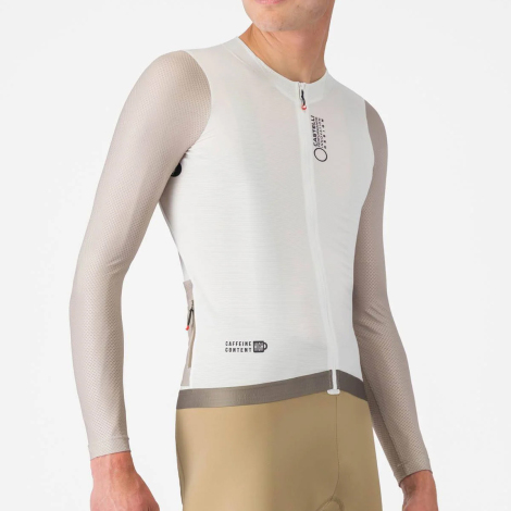 Castelli Ivory/Clay/Black Corretto Long Sleeve Jersey - Ss26 - / / / 2XLarge