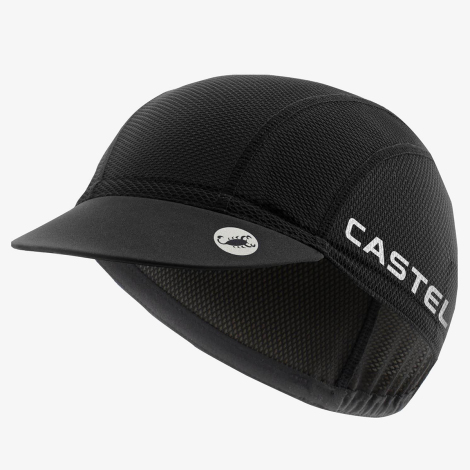 Merlin Cycles Castelli A/C 3 Cycling Cap - SS26 - Black / Unisize | FREE delivery over £60 & Easy Returns