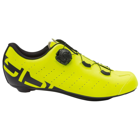 Merlin Cycles Sidi Fast 2 Road Cycling Shoes - Yellow Fluro / Black / EU45 | FREE delivery over £60 & Easy Returns