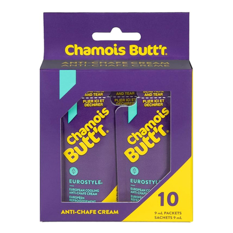 Chamois Butt'r Eurostyle 9ml Sachets - 10 Pack