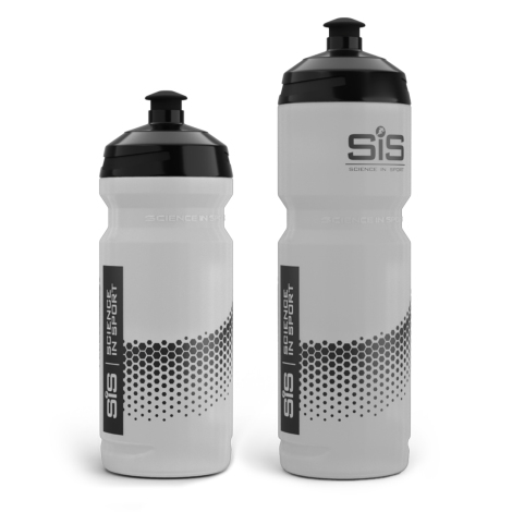Merlin Cycles Science in Sport SIS Bottles - Clear / Black / 800ml | FREE delivery over £60 & Easy Returns