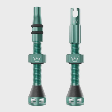 Merlin Cycles Peaty's Holeshot Fast Flow Tubeless Valves - 42mm - Jade / 42mm Valve | FREE delivery over £60 & Easy Returns