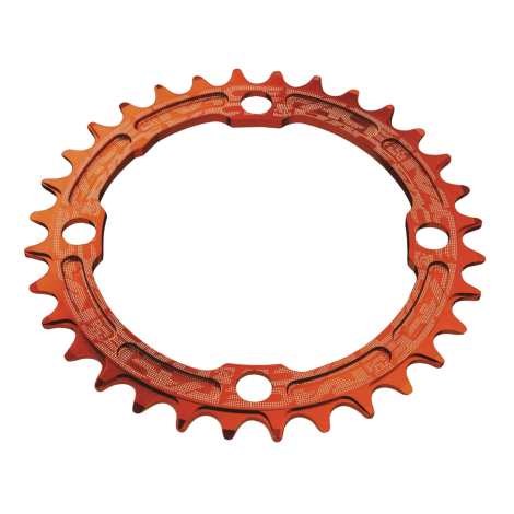 Image of Race Face Narrow/Wide Single Chainring - Orange / 32 / 4 Arm, 104mm