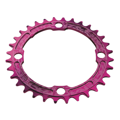 Image of Race Face Narrow/Wide Single Chainring - Purple / 32 / 4 Arm, 104mm
