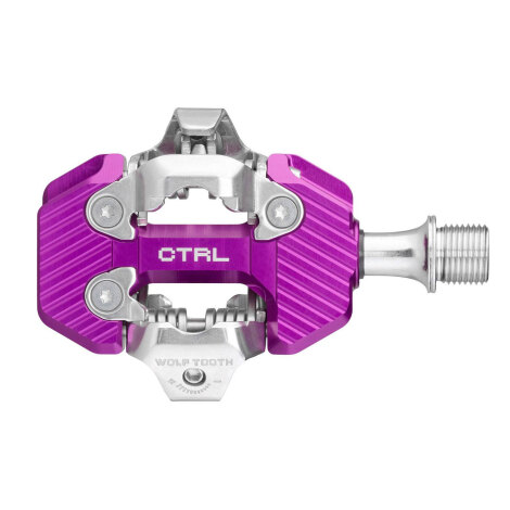 Image of Wolf Tooth CTRL Trail Clipless Pedals - Ultraviolet