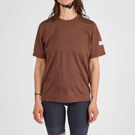 Merlin Cycles Albion Cycling Unisex Merino Riding T-Shirt  - Umber / XLarge | FREE delivery over £60 & Easy Returns