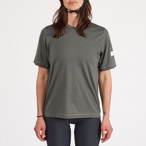Merlin Cycles Albion Cycling Unisex Merino Riding T-Shirt  - Shale Green / XLarge | FREE delivery over £60 & Easy Returns