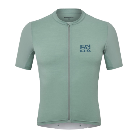 Merlin Cycles Endura Alltrack Ride Short Sleeve Gravel Jersey - Sage Green / XLarge | FREE delivery over £60 & Easy Returns