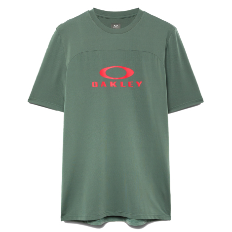 Merlin Cycles Oakley Seeker Flow Short Sleeve Cycling Jersey - Aviator Green / Small | FREE delivery over £60 & Easy Returns