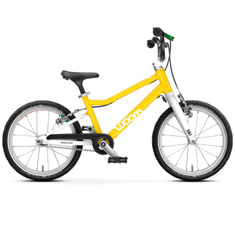 Image of Woom GO 3 Kids Bike - Vibrant Yellow / 16"