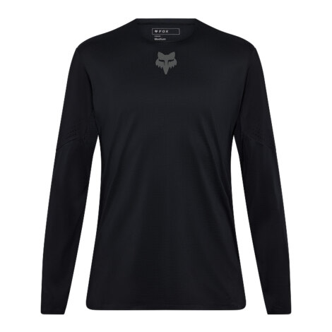 Merlin Cycles Fox Racing Flexair Long Sleeve MTB Jersey - Black / Small | FREE delivery over £60 & Easy Returns