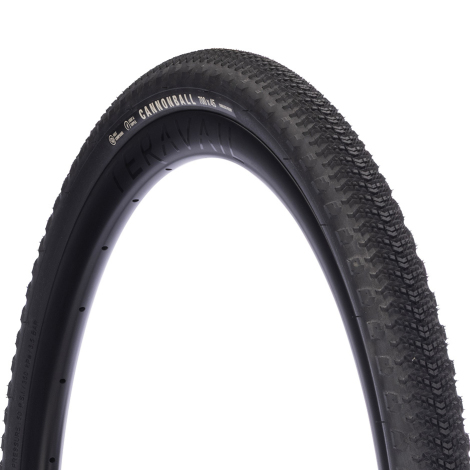 Merlin Cycles Teravail Cannonball Light & Supple TLR Gravel Tyre - 700c - Black / 700c / 40mm / Tubeless / Folding | FREE delivery over £60 & Easy Returns