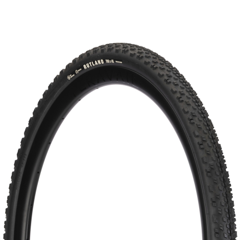 Merlin Cycles Teravail Rutland Durable TLR Gravel Tyre - 700c - Black / 700c / 45mm / Tubeless / Folding | FREE delivery over £60 & Easy Returns