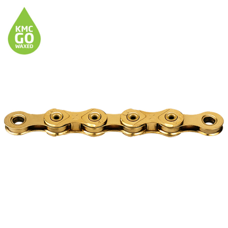 KMC X12L Gold Ti-N Pre-waxed Chain - 12 Speed