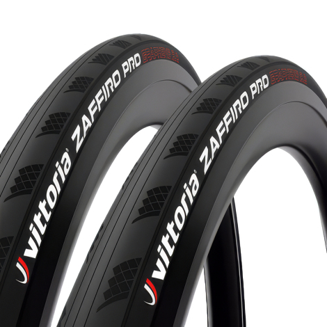 Vittoria Zaffiro Pro G2.0 Folding Road Tyre With 2 Free Inner Tubes - Pair