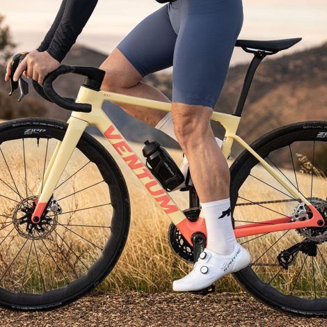Merlin Cycles Ventum NS1 V3 105 Di2 Road Bike - Limoncello / Small | FREE delivery over £60 & Easy Returns