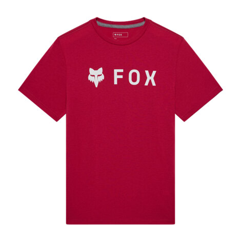 Merlin Cycles Fox Racing Absolute Dri-Release Short Sleeve Tech Tee - Cranberry / Small | FREE delivery over £60 & Easy Returns