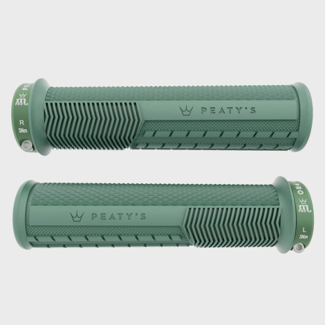 Merlin Cycles Peaty's Monarch Pro Knurl Grip - Mint / Thick | FREE delivery over £60 & Easy Returns