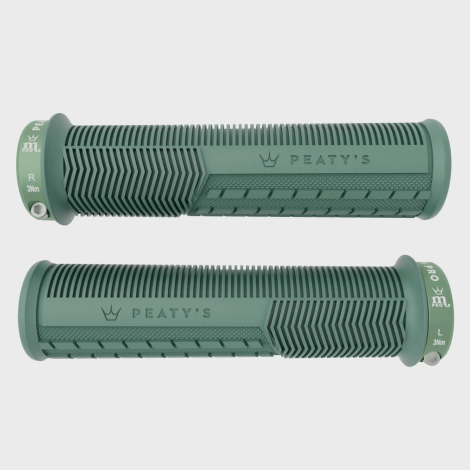 Merlin Cycles Peaty's Monarch Pro Mushroom Grip - Mint / Thick | FREE delivery over £60 & Easy Returns