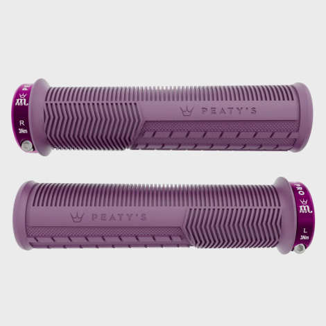 Merlin Cycles Peaty's Monarch Pro Mushroom Grip - Plum / Thick | FREE delivery over £60 & Easy Returns