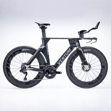 Merlin Cycles Ventum Tempus Dura Ace Di2 Carbon TT Bike - Onyx / Small | FREE delivery over £60 & Easy Returns