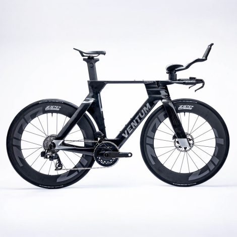 Merlin Cycles Ventum Tempus Force AXS Carbon TT Bike - Onyx / Small | FREE delivery over £60 & Easy Returns
