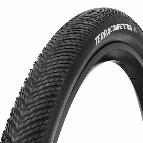 Merlin Cycles Continental Terra Competition Trail Grip Folding Gravel Tyre - 700c - Black / White / 700c / 45mm / Folding | FREE delivery over £60 & Easy Returns