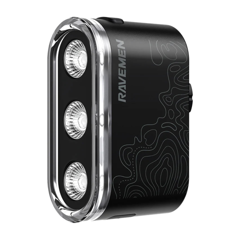 Merlin Cycles Ravemen TR600 USB Rechargeable Rear Light with Brake-Detection  - Black / Rear / Rechargeable | FREE delivery over £60 & Easy Returns