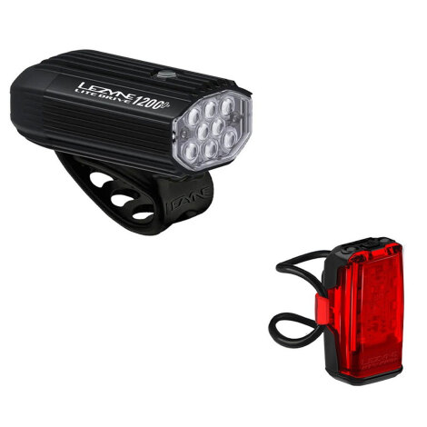 Lezyne Lite Drive 1200+ KTV Drive Pro+ Bike Light Set