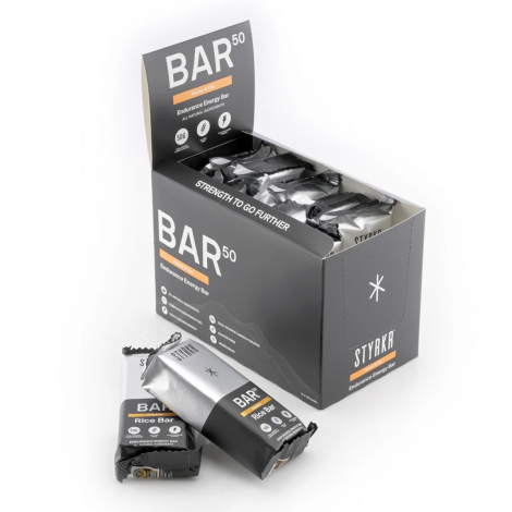Merlin Cycles Styrkr BAR50 Energy Bar - Box Of 12  - Honey & Oat / Box Of 12 | FREE delivery over £60 & Easy Returns
