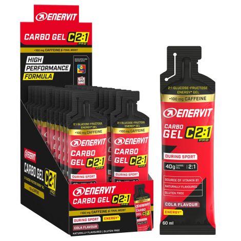 Enervit C2:1 Pro Carbo Gel With Caffeine - Pack Of 24