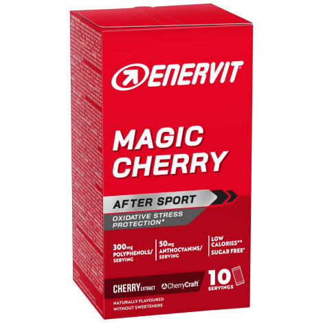Enervit Magic Cherry Recovery Drink Powder - Pack Of 10