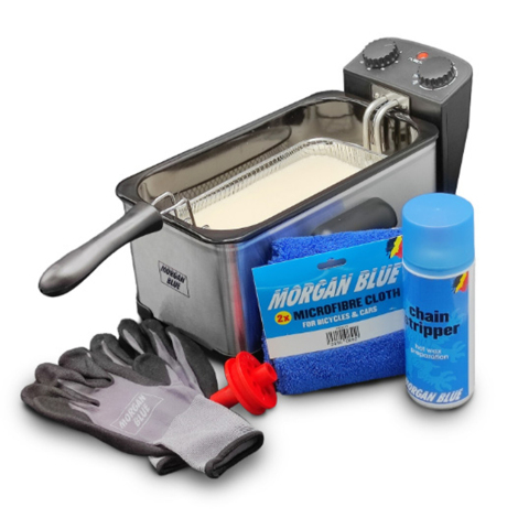Morgan Blue Hot Wax Chain Lube Pro Cooker Kit - 3 Litre