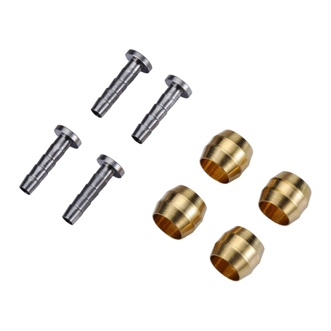 BBB BCB-282 Fitting Kit Hydraulic Hose Shimano Silver 2.1mm