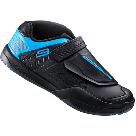 Shimano AM9 SPD Cycling Shoes - Black / Blue / EU36