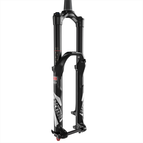 Image of Rockshox Lyrik RCT3 Solo Air Forks - 27.5" - Diffusion Black / 170mm / 27.5" - Tapered / 15mm Axle