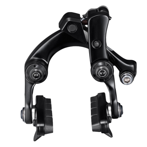 Image of Shimano Dura Ace R9110 Direct Mount Brake Calipers - Black / Rear / R - Direct Mount - Chainstay