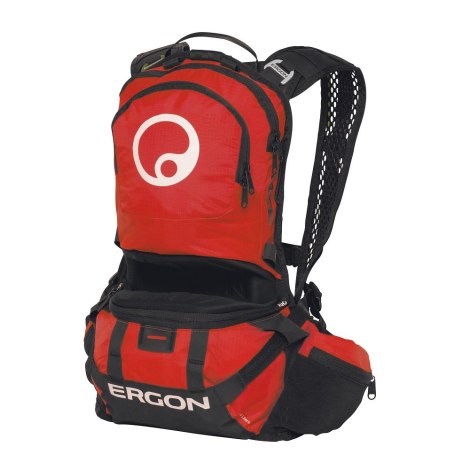 Image of Ergon BE1 Protec Enduro Pack - Black / Red / 3 Litre / Small