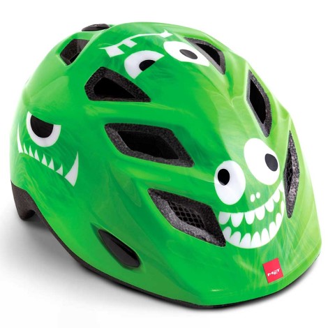 Image of MET Genio Kids Cycling Helmet - Green Monsters / One Size