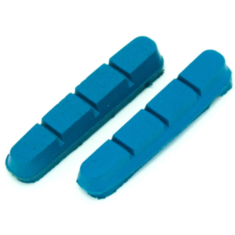 Image of Clarks CPS453 Carbon Brake Pads Inserts - Blue / 1 Pair
