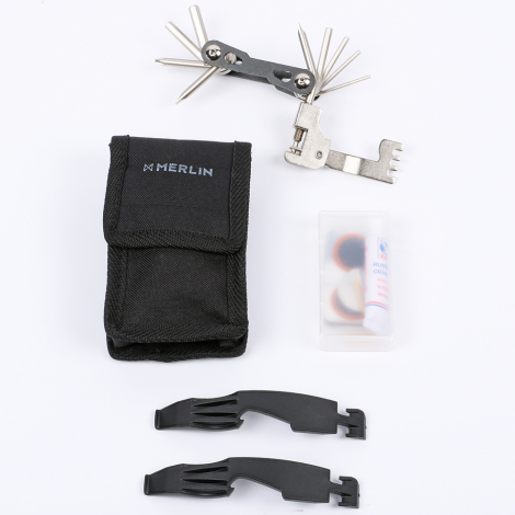 Image of Merlin Saddle Bag Kit - Small - Black