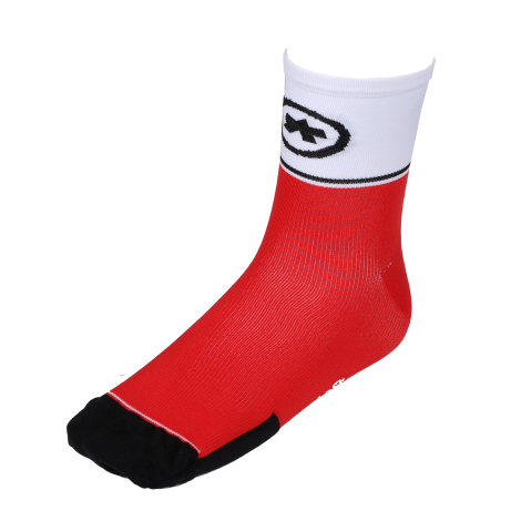 Assos Exploit Evo 7 Socks - White / Red / EU35 / EU38