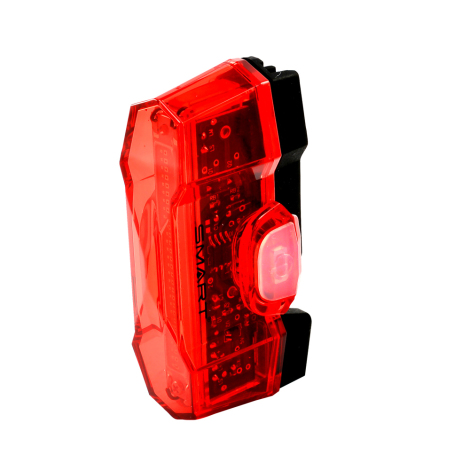 Smart Vulcan - USB Rechargeable Rear Bicycle Light  - Black / Red / Rear / Rechargeable