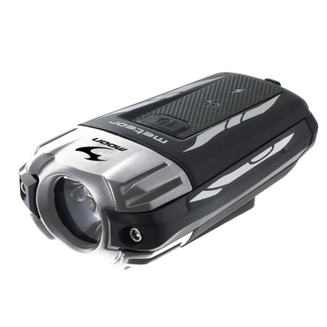 Moon Meteor C1 Silver Rechargeable Front Bike Light