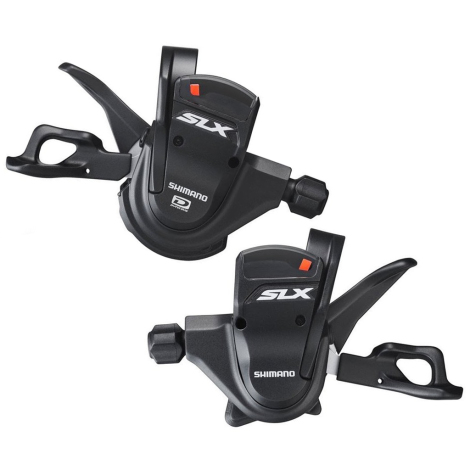 Shimano SLX M670 SLX 10 Speed Gear Levers - 10 Speed / Pair / With Cables